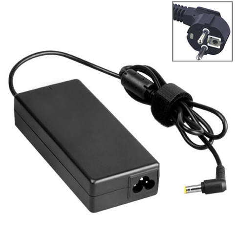 EU Plug AC Adapter 20V 3.25A 65W for Lenovo Notebook, Output Tips: 5.5 x 2.5mm